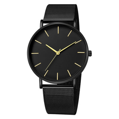 Stainless Steel Quartz Wrist Watch