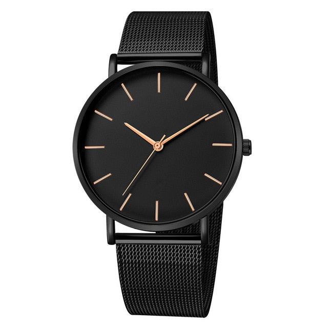 Stainless Steel Quartz Wrist Watch