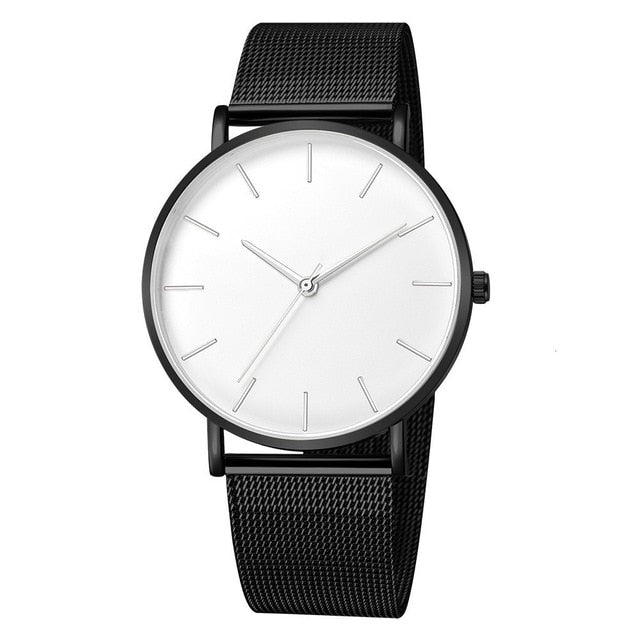 Stainless Steel Quartz Wrist Watch
