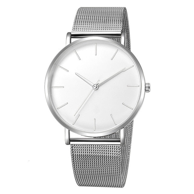 Stainless Steel Quartz Wrist Watch