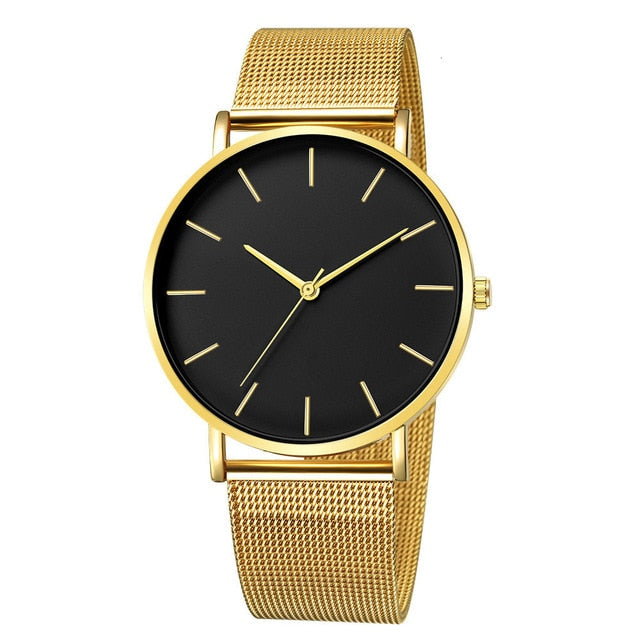 Stainless Steel Quartz Wrist Watch