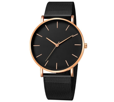 Stainless Steel Quartz Wrist Watch