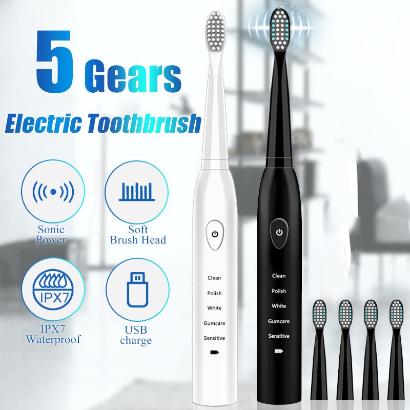 USB Rechargeable Electric Toothbrush