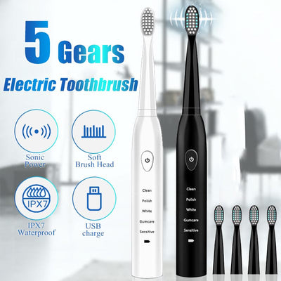 USB Rechargeable Electric Toothbrush